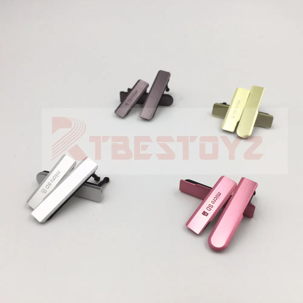 

RTBESTOYZ For Sony Xperia Z1 Compact Mini D5503 USB Charging Port Dust Plug Cover + Micro SD Port + SIM Card Port Slot Cover