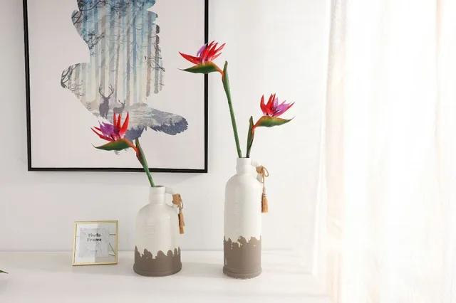 Single bird of paradise artificial flower real touch bouquet soft plastic flower color bird of paradise dried flower decoration cheap Valentine s Day Flower Branch Artificial Flowers AIVIYI heaven bird 80cm 32inch Christmas wedding DIY Wedding patry home Christmas Single bird of paradise artificial flower real touch bouquet soft plastic flower color bird of paradise dried flower decoration cheap Valentine s Day Flower Branch Artificial Flowers AIVIYI heaven bird 80cm 32inch Christmas wedding DIY Wedding patry home Christmas