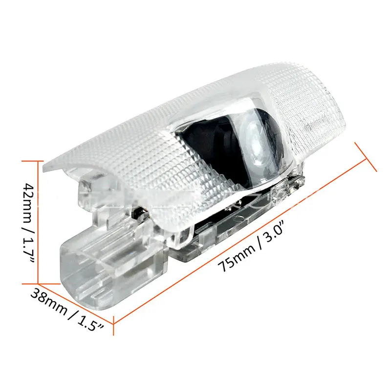 2 шт. для Toyota Prius 30 20 2012 2010 2007 2016 2008 автомобильная дверная фара светодиодный логотип