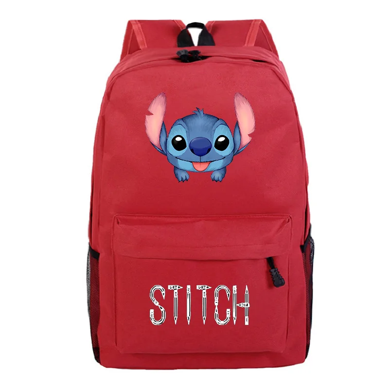 Stitch Men Women Boys Girls Laptop Bags Students Back to School Gift Backpack Fashion Beautiful Popular Pattern Travel Rucksack - Цвет: 5