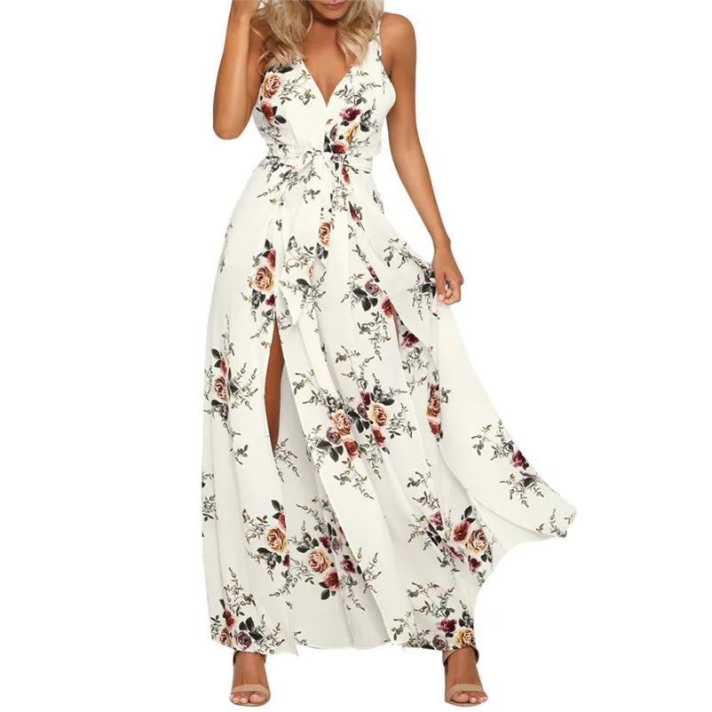 NEW Fashion summer jumpsuit woman 2018 Sleeveless Floral Print Jumpsuit Summer Loose Playsuit Rompers pantaloni siamesi J28#N (16)