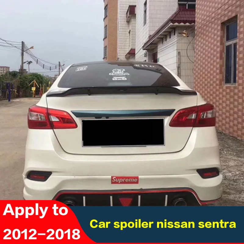 Автомобильный спойлер для Nissan Sentra из углеродного волокна/ФАП высококачественный