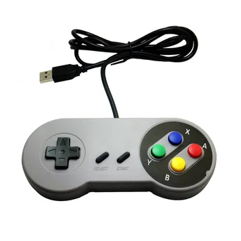 

High Quality Wired USB Controller Gaming Joypad Joystick For Nintendo SNES For PC Window 98/2000/ME/XP MAC OS.XV10.2.8