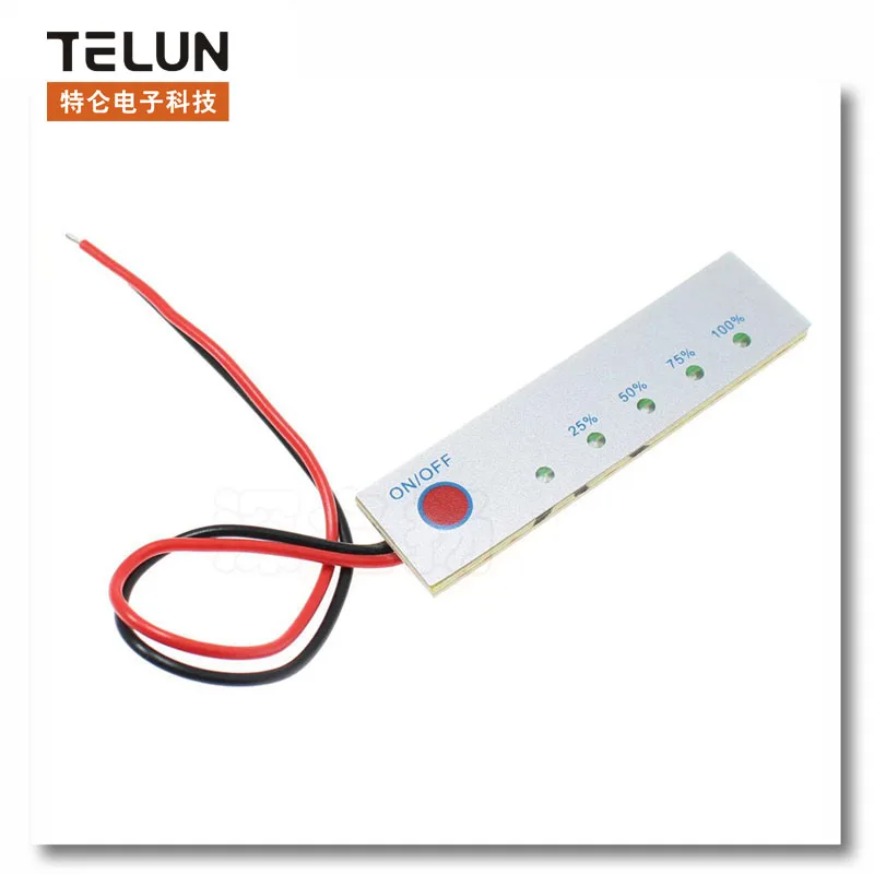 

2pcs 3S 3 string /4S 4 string lithium battery power indicator board 12V 14.8V power indicator 11.1v power supply LED indication