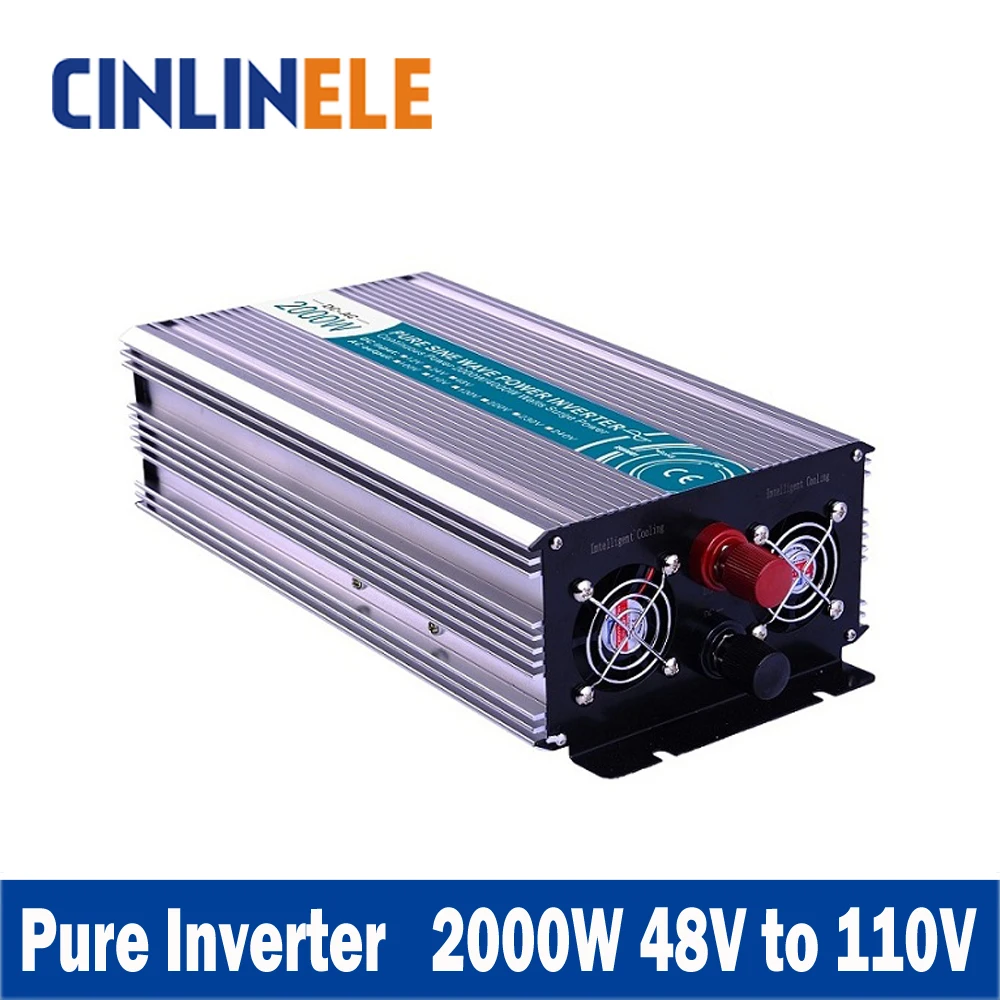 

Smart Series Pure Sine Wave Inverter 2000W CLP2000A-481 DC 48V to AC 110V 2000W Surge Power 4000W Power Inverter 48V 110V