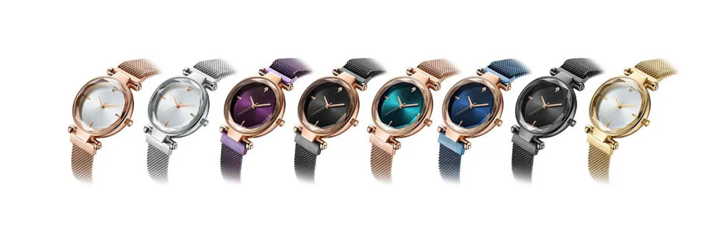 Reloj mujer, высококачественные новые часы, женские вибрирующие сетчатые часы с Красной сеткой, трендовые кварцевые часы Orologio da donna relogio#10