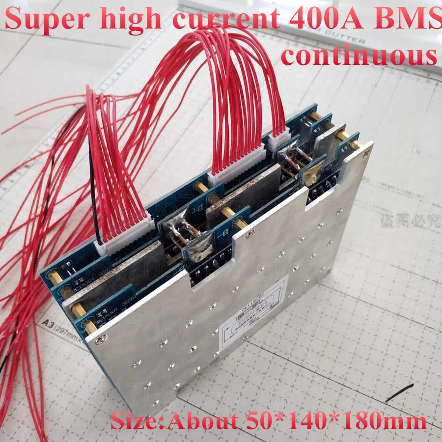 Литиевая батарея BMS 1 шт. высокоточная 52 в 48 14S 400 А 250 а 300 51 8 В защита для двигателя
