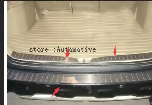 3 шт. для Honda CRV CR-V 2007 2008 2009 Высокое качество нержавеющая сталь отделка заднего багажника внутренняя Верхняя накладка заднего бампера подходит для - Название цвета: b 3 pcs