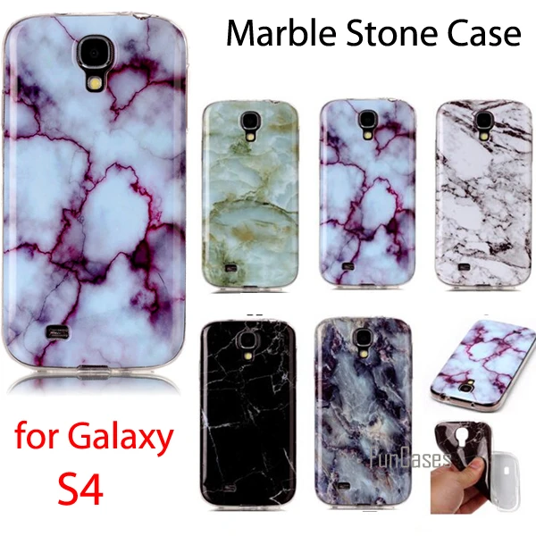 Marble Stone Collection Flexible Soft TPU cover case For Samsung Galaxy S4 Fundas Coque Protective Covers GT-I9500 I9505 I9506 | Мобильные