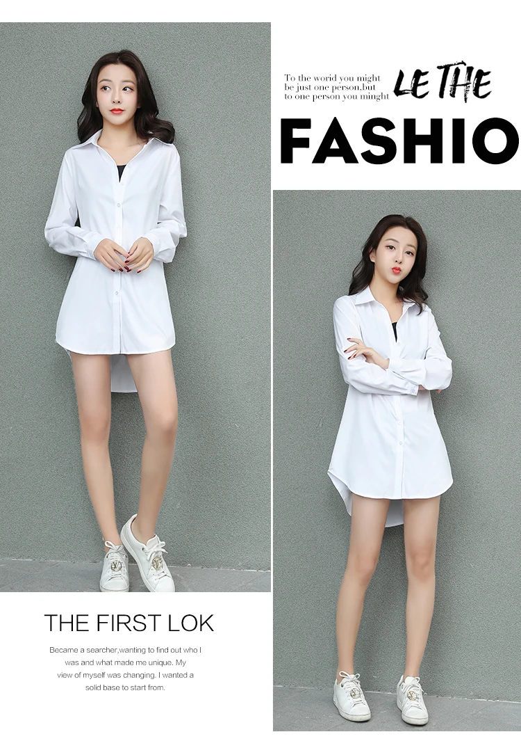 Макси 5XL Chemisier Femme женские s Топы Мода Осень белая рубашка женская блузка с длинным рукавом Корейская женская одежда Roupas Femininas