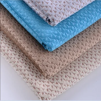 

Stereo embossed sofa sets cover fabric velvet cushion sets of soft package engineering cloth 1.45m width*1m length R130