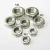 25pcs A2 304 Stainless Steel Metric Thread Hex Hexagonal Full Threaded Original Nut For M2 M3 M4 M5 M6 Screw Bolt ► Photo 1/3