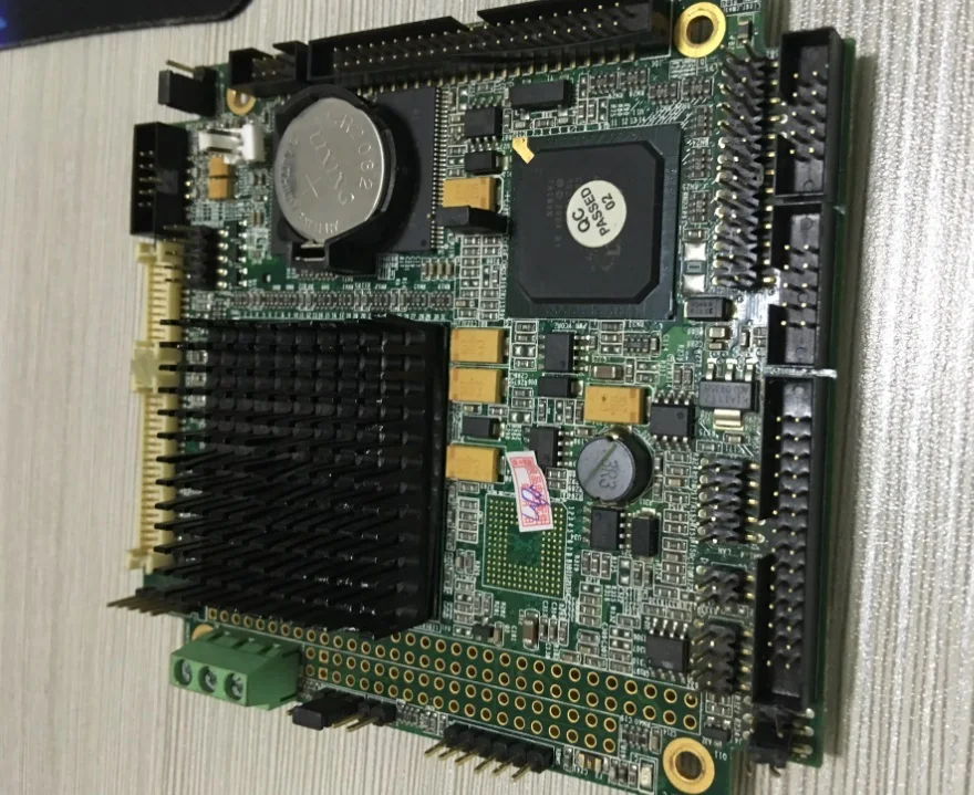 Используется тест ENC5800 ENC 5800 ENC-5800 PC104 Встроенная Материнская плата LX800-500MHz низкой мощности безвентиляторный процессор