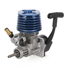 2.49CC 15 боковой металлический выхлоп ручной тяга стартер двигатель для 1/8 1/10 радиоуправления светодиодные машины на пульте дистанционного управления игрушки