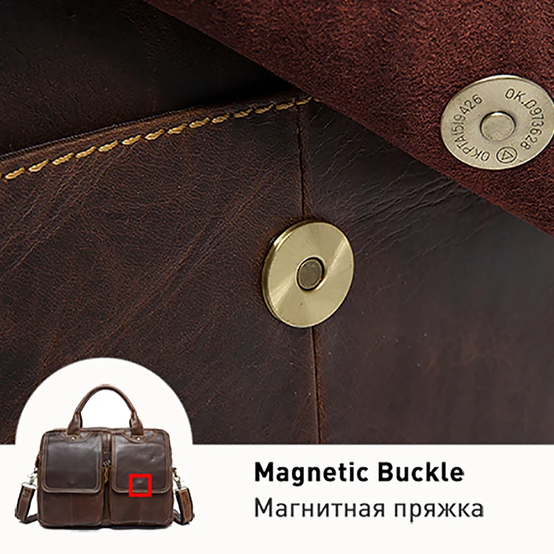 Bag Men's Briefcase Genuine Leather Bags for Men Messenger Bag Men Leather Laptop Bags Men's Briefcase with Handle Handbag 8002 Bag Men's Briefcase Genuine Leather Bags for Men Messenger Bag Men Leather Laptop Bags Men's Briefcase with Handle Handbag 8002
