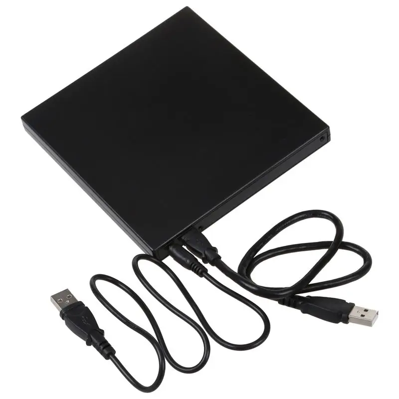 Внешний USB2.0 Тонкий чехол 9 5 мм SATA ноутбук лоток CD DVD привод горелки|Корпус