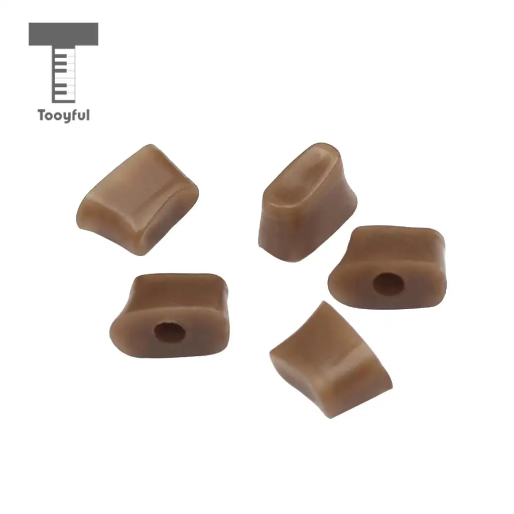 5 Pieces Flute Trill Key Bumper Cork Flute Woodwind Parts Accessories Small