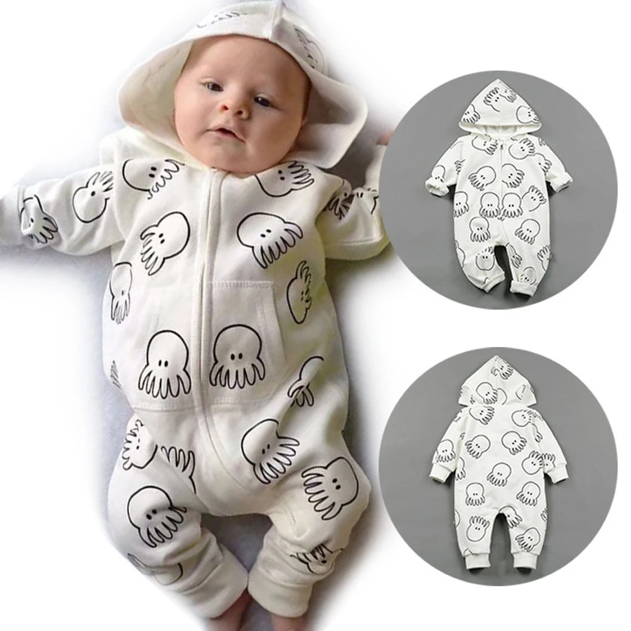 Warm Winter Baby Romper Kids Winter Overalls Baby Toddler Winter