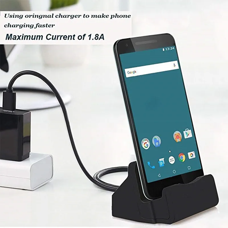Зарядная подставка Док-станция для Motorola One/One Power Moto Z3 Z2 Play 1s G6 Plus Z X4 Type-C настольный