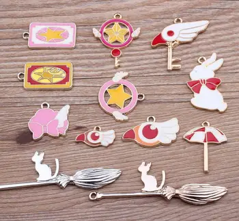 

NEW 120 pcs Cartoon Japanese Anime Pendants DIY Jewelry Making Party Favors Toy C-24
