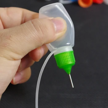 

Fast Shipping 500pcs Soft PE 10ml Bottle Empty Plastic Dropper Bottles With Screw Metal Needle Cap E liquid Bottle