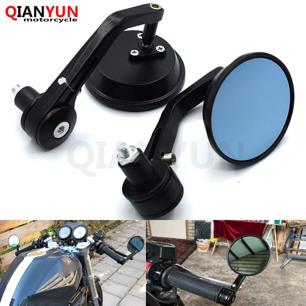 

Universal 7/8" circular motorcycle rearview mirror handlebar rear view mirror For BMW F800GS F800R F800GT F800ST F800S F700GS
