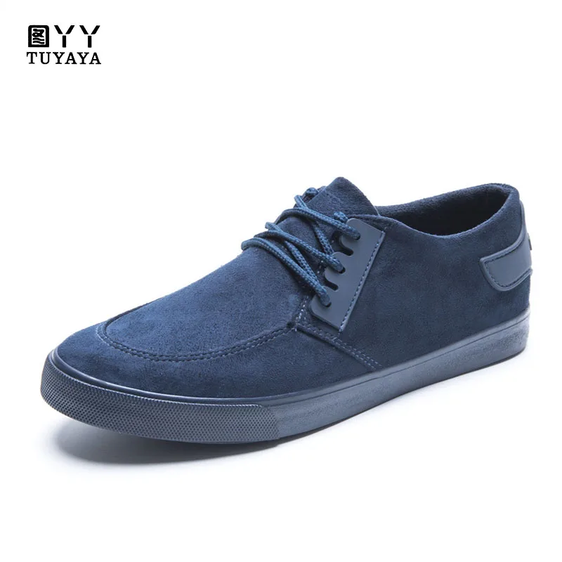 

2019 New Casual Shoes for Men Flock Shoes Breathable Wear-resistant Shoes Comfortable Round Toe Lace-up Sneakers Espadrilles Men
