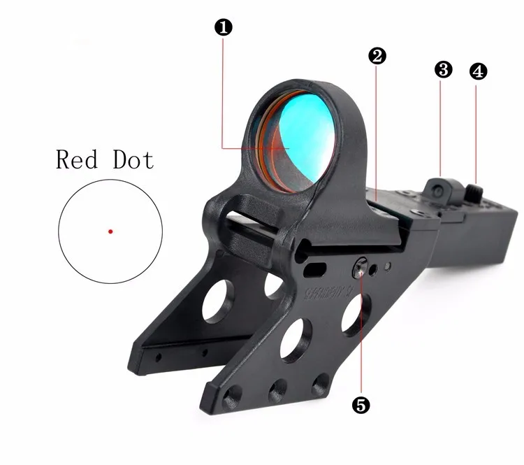Цель тактический прицел Охота Сфера SeeMore рефлакс прицел для Привет-Капа Черный Синий Серый od красная EX 183