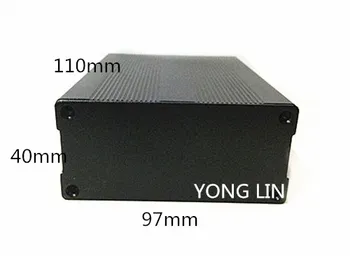 

free shipping 2PCS Aluminum Box/Network equipment protection shell/97*40-110/control Box/Sound transmitter shell