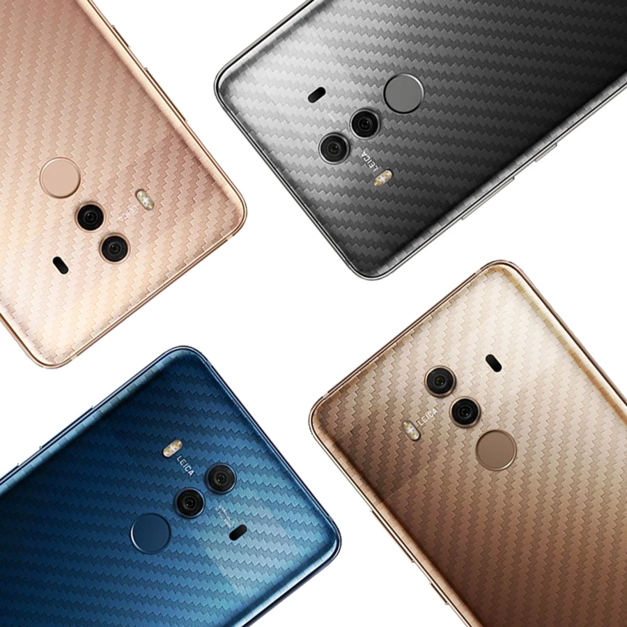 10 упаковок 3D Матовая защитная задняя пленка из углеродного волокна для Huawei Mate Pro