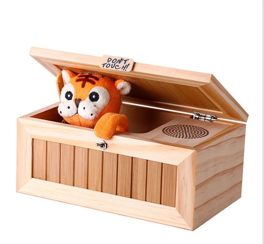 Nuevo estilo de dibujos animados Tigre inútil caja de 20 acción de moda regalos creativos chistes gracioso no táctil juguetes para los niños los adultos - 2