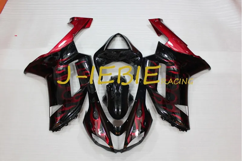 

ABS Injection Fairing Body Work Frame Kit for Kawasaki NINJA ZX6R ZX 6 R 2007 2008
