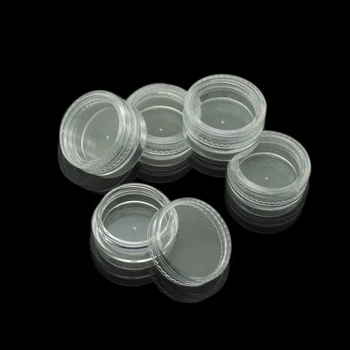 

5pcs Nail Art Decorations Nail Polish Storage Manicure Organizer Box Glitter Powder Adjustable Jewelry Beads Pills Stud