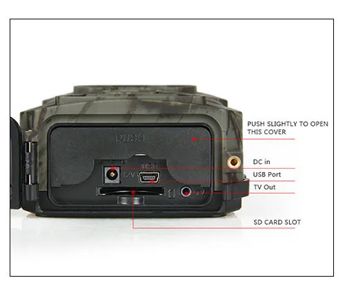 12MP Охота камера 1080 P S680 Скаутинг Трейл-камеры для охоты Спорт Водонепроницаемый IP54 gz37-0015