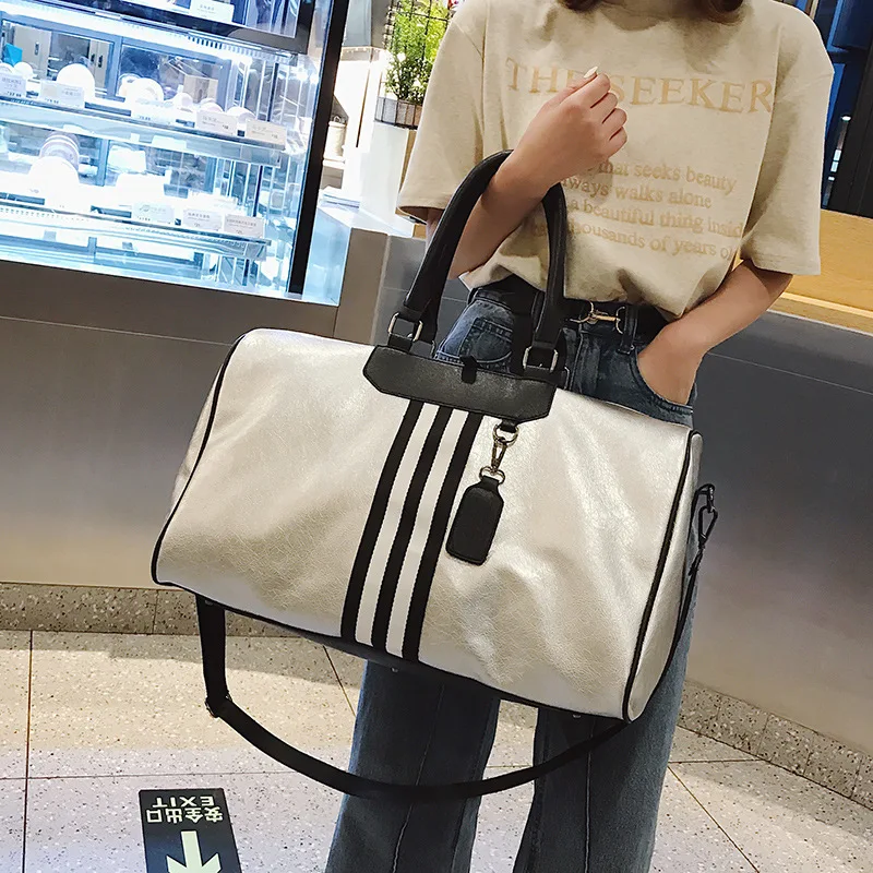 Для женщин Путешествия Водонепроницаемая дорожная сумка мужская одежда сумки 2 в 1 большая поклажа сумка для вещей, сумка прямоугольной формы вести досуг мешок руки