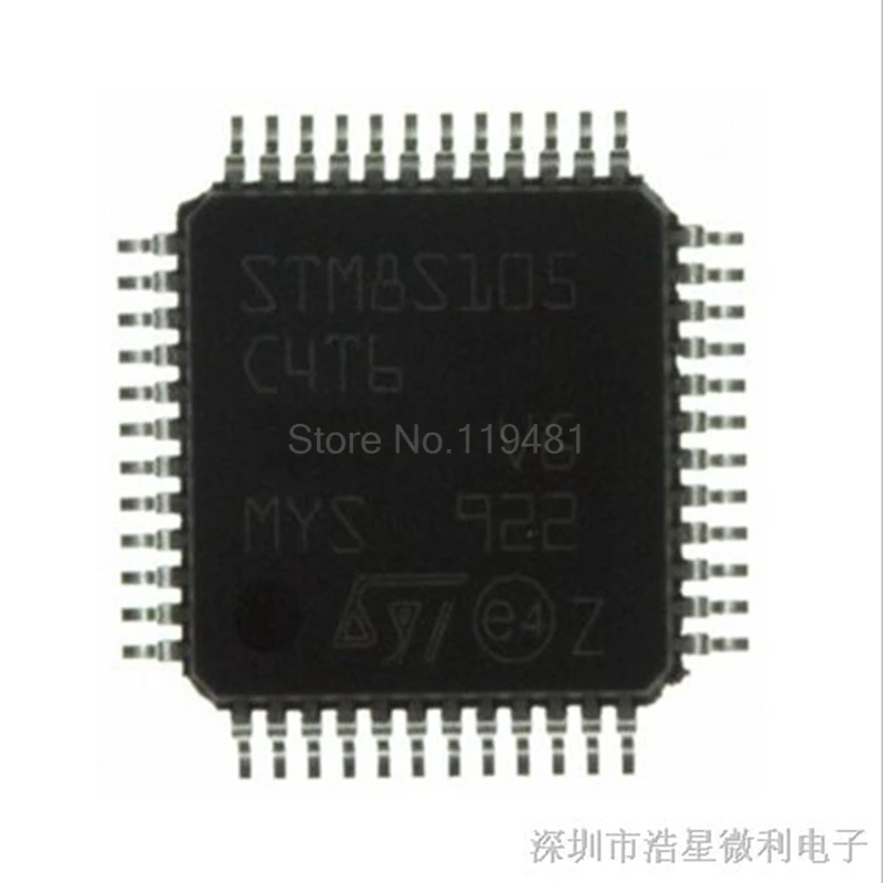 

STM8S105C4T6 STM8 STM8S Microcontroller IC 8-Bit 16MHz 16KB (16K x 8) FLASH