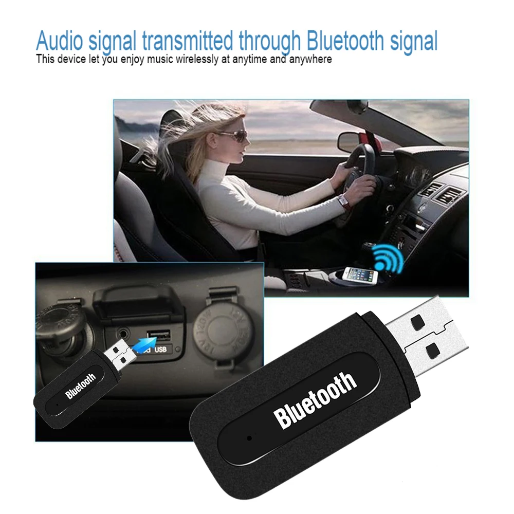 3 5 мм Bluetooth AUX Один выход аудио музыкальный приемник для автомобиля домашние