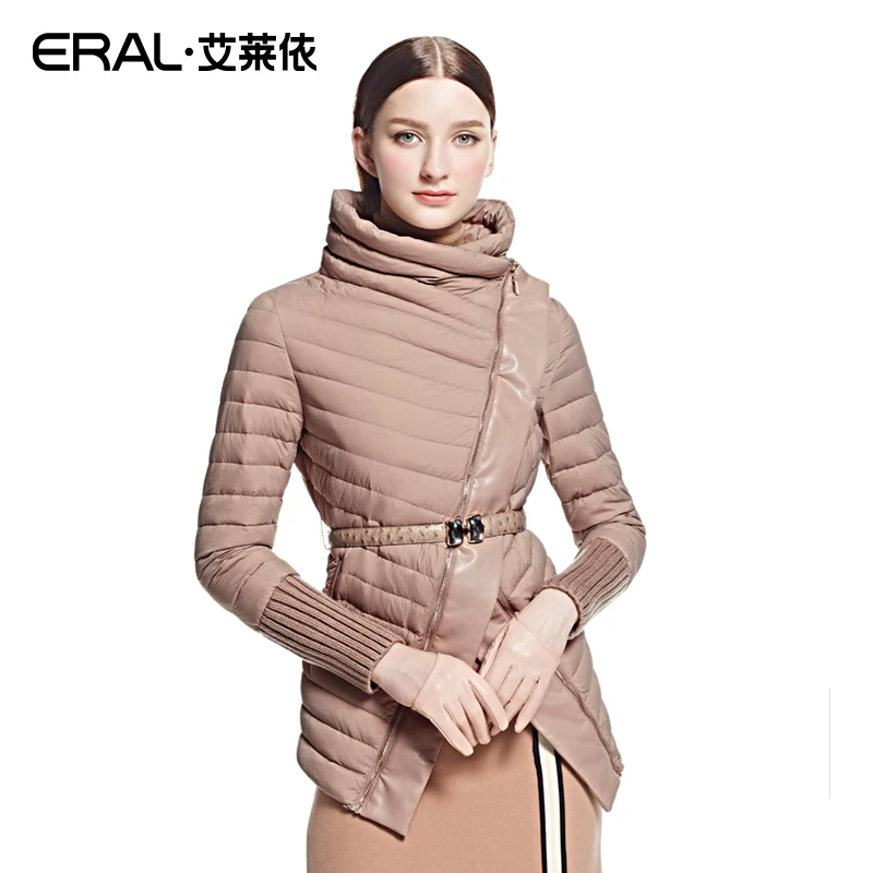 Haute Ral D'hiver Patchwork Vers Le Manteau Col Veste Oblique Qualité De Fermeture Mode Montant Eral2007d Bas Éclair Femmes Court drEqrP