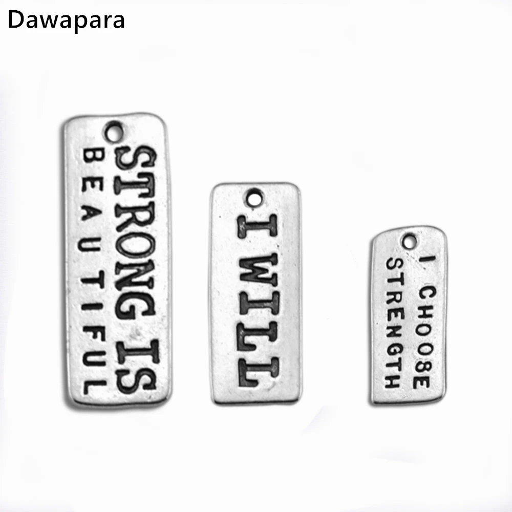 Dawapara Стройный значит красивый/я буду/я выбираю прочность сообщение талисманы для