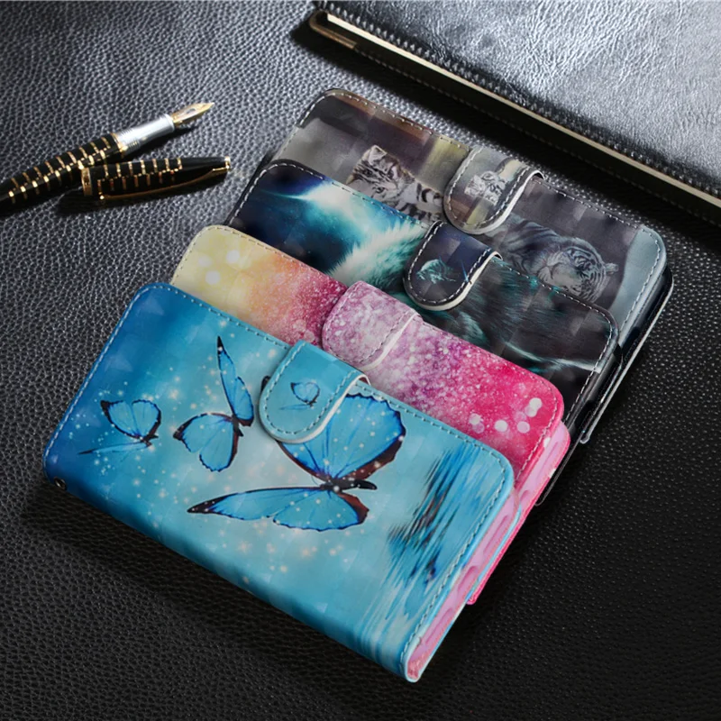 

Luxury Painting PU Leather Cover Case For Xiaomi Redmi 5 For Redmi 5 Plus Luxury Wallet with Flip Stand Style Phone Bag Cover