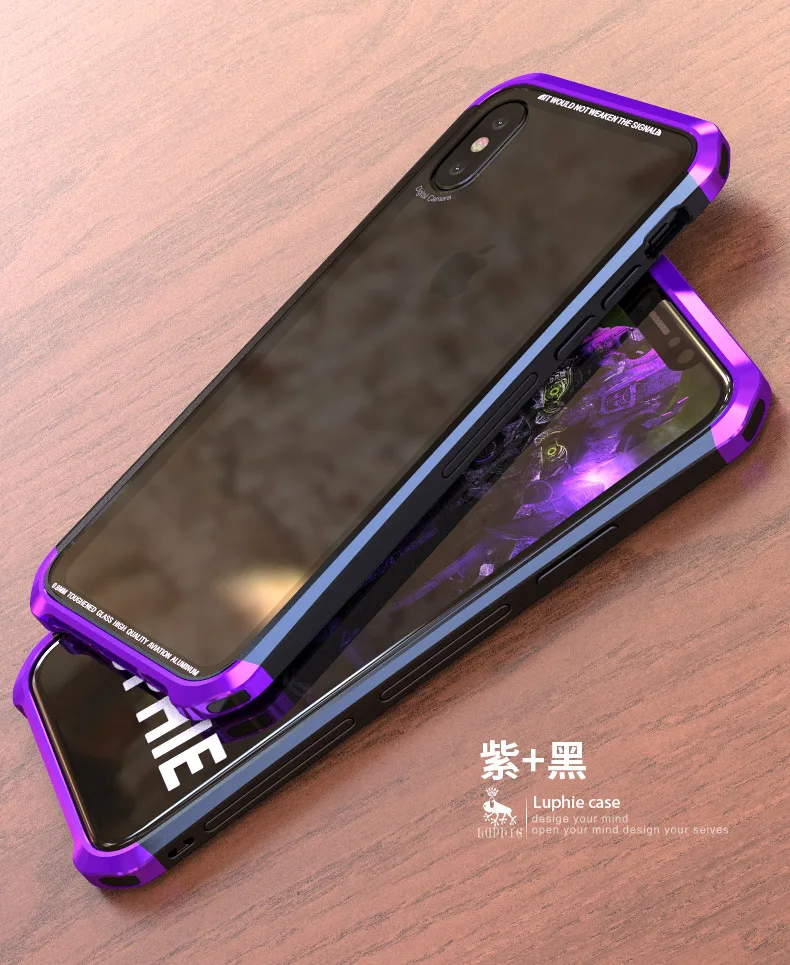 Роскошный модный чехол-бампер для iPhone X XR XS MAX, защитный чехол, прозрачная стеклянная крышка, чехол для iPhone X