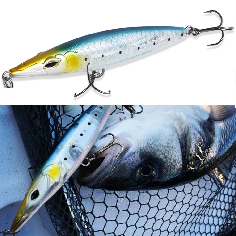 Hunthouse 90 110 130 NOEBY الصيد إغراء الصب طويل قلم رصاص StickBait إغراء العائمة التصيد Wobblers iscas artificiais leurre