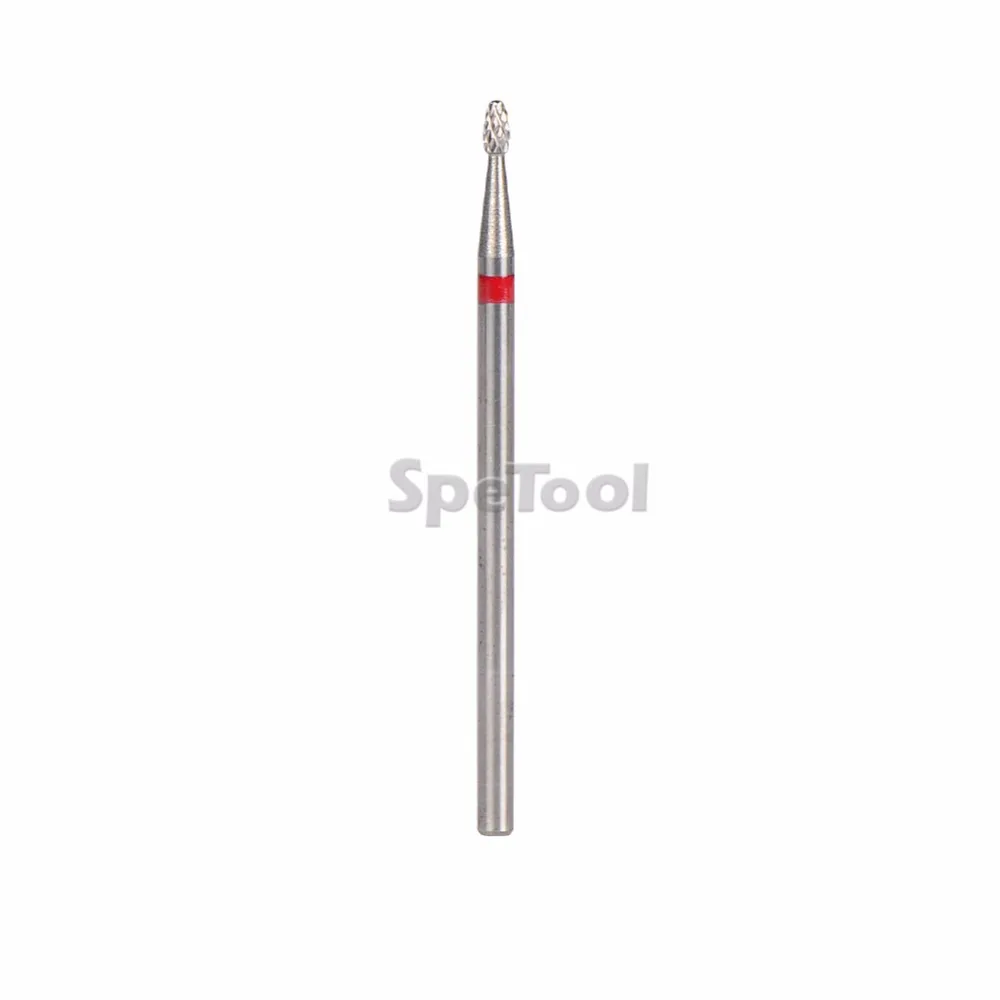 

SpeTool Small Flame Head Bit Tungsten Carbide For Electric Manicure Machine Cuticle Clean Under Nail Cleaner Nail Art Salon Tool