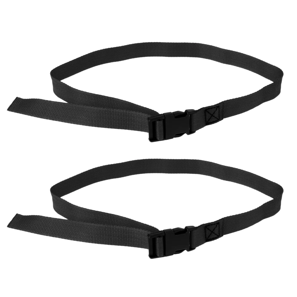 2pcs 1 meter 25mm Golf Trolley Webbing Straps/Luggage Tie down Straps with Quick Release Buckle