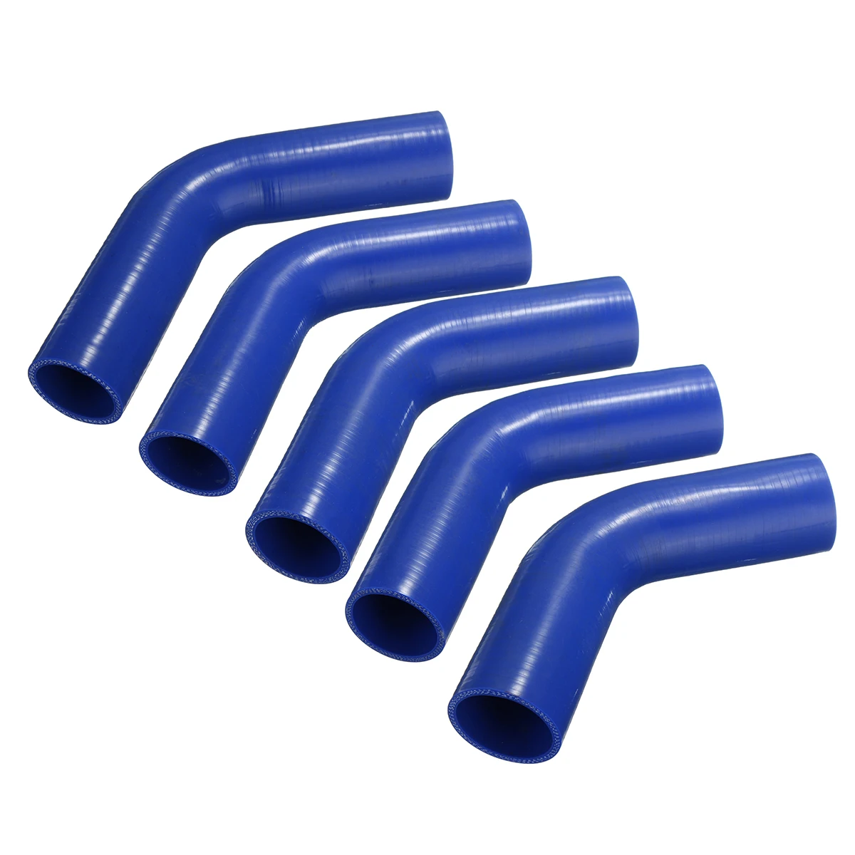 

150mm 60 Degree Silicone Vacuum Hump Intercooler Intake Turbo Hose Coupler Joiner Tube Pipe Connector Coolant Radiator Rubber