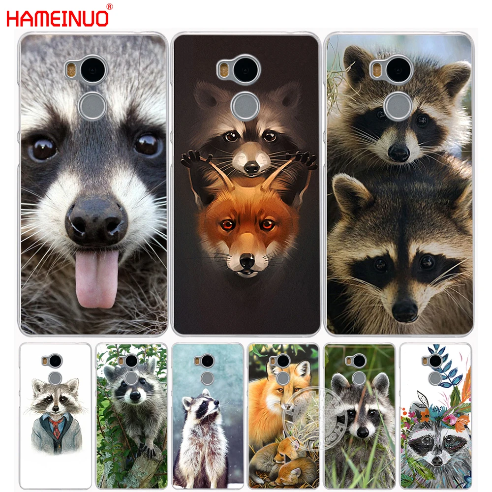 HAMEINUO Модный чехол для телефона с рисунком енота Красной панды лисы Xiaomi redmi 4 4A 1 1s 2 3
