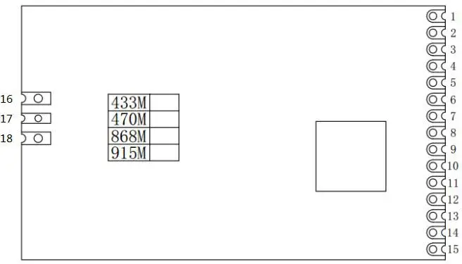 G-NiceRF LORAWAN1301 SX1301 SPI фронтальный модуль LoRaWANGateway