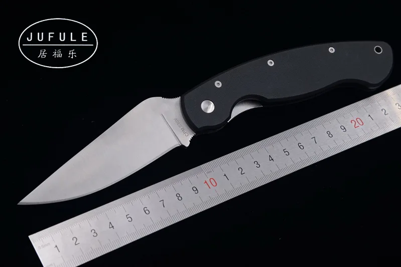 JUFULE Cheap C36 Folding G10 9cr18mov mark s30v Copper washer Camping Hunting Survival Pocket Outdoor EDC Tools kitchen Knife