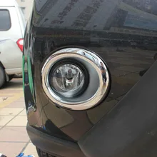 Per Nissan X-Trail T31 XTrail 2012 2013 accessori per auto Anteriore Cromato Fendinebbia Trim Rim Copertura Della Lampada ABS chrome Car-styling
