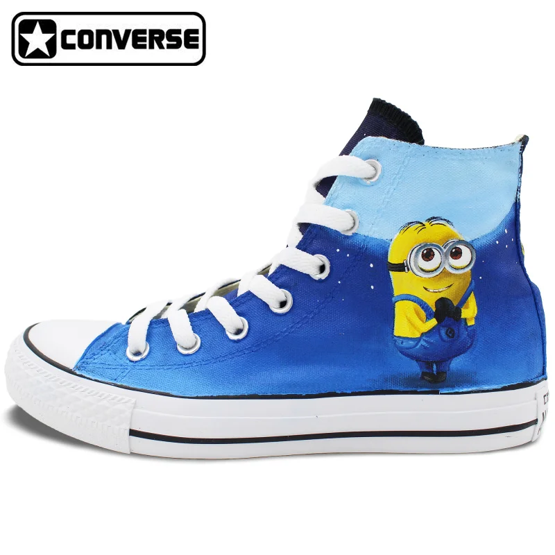 Prix pour Unique Sneakers Hommes Femmes Converse Minions Despicable Me Conception Peinte à la main Top Toile Sneakers De Noël Cadeaux Prix pour Unique Sneakers Hommes Femmes Converse Minions Despicable Me Conception Peinte à la main Top Toile Sneakers De Noël Cadeaux
